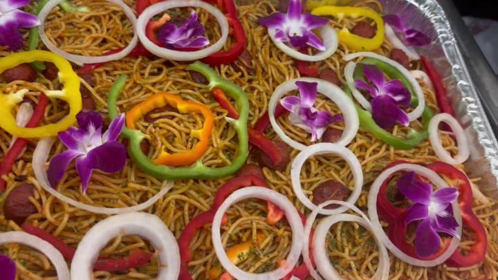 Spaghetti with peppers